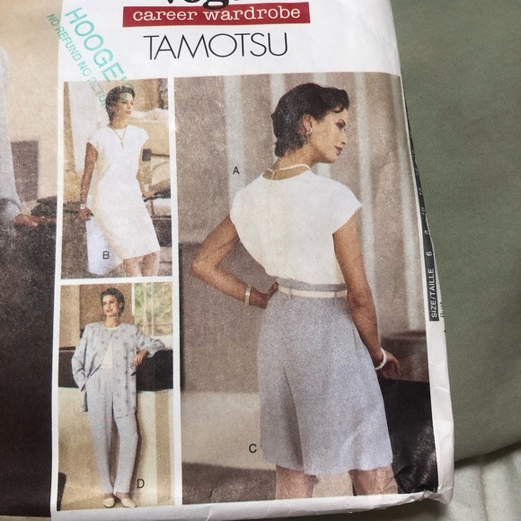 Vogue Career Wardrobe Tamotsu pattern 1601 -12-14-16 several pieces to sew-uncut - Picture 6 of 10